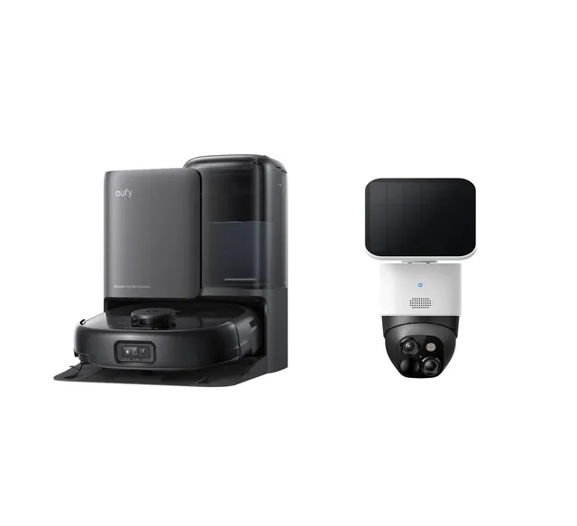 eufy-omni-e25-solocam-s340-pack-robot-aspirateur-20-000-pa-cam-ra-solaire-360 image 1