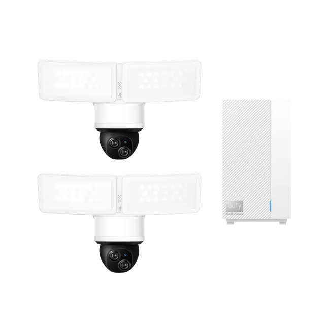 eufy-floodlight-camera-e340-kit-2-cam-ras-homebase-professional-s1 image 1