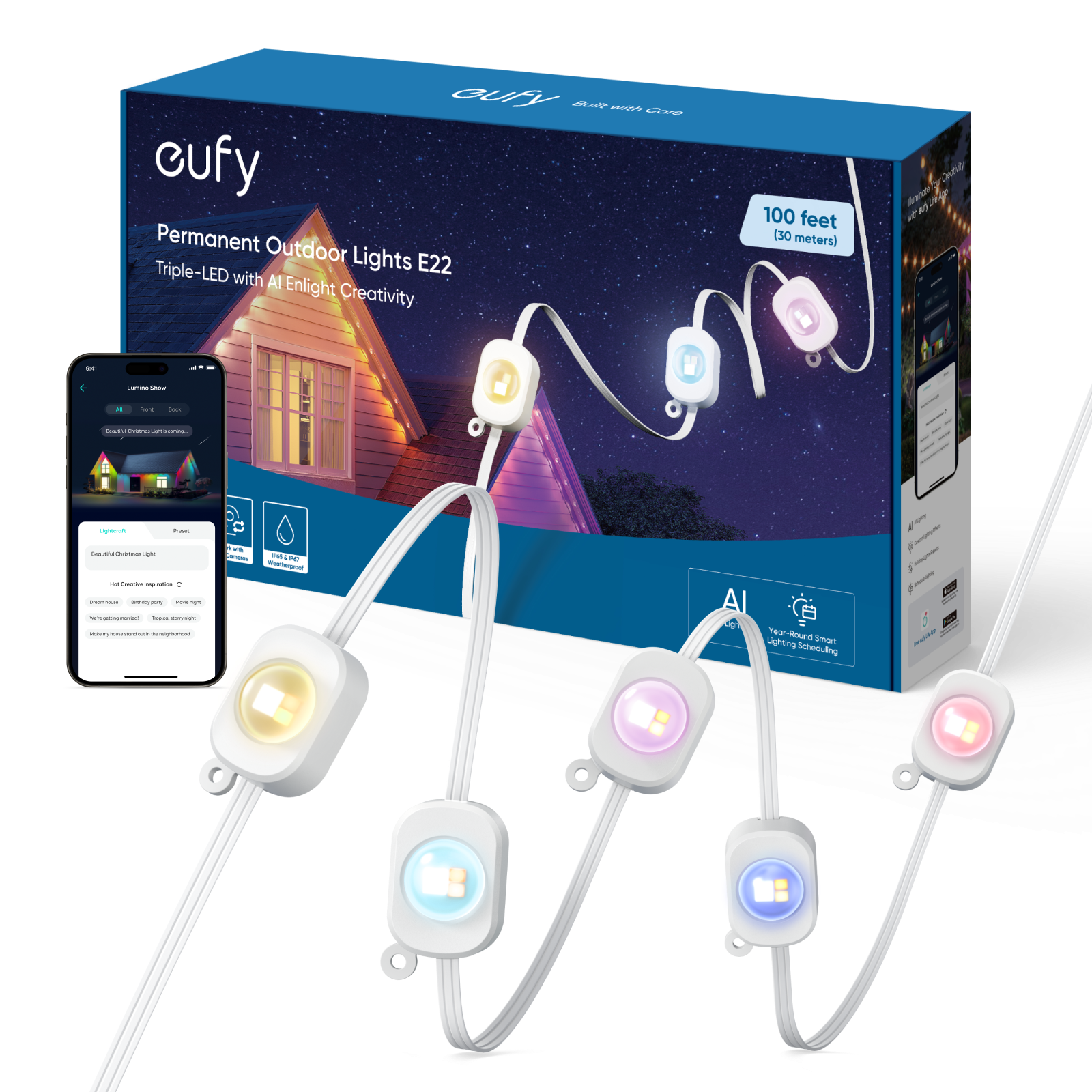 eufy-permanent-outdoor-lights-e22-guirlande-ext-rieure-15-m-30-leds-connect-e image 3