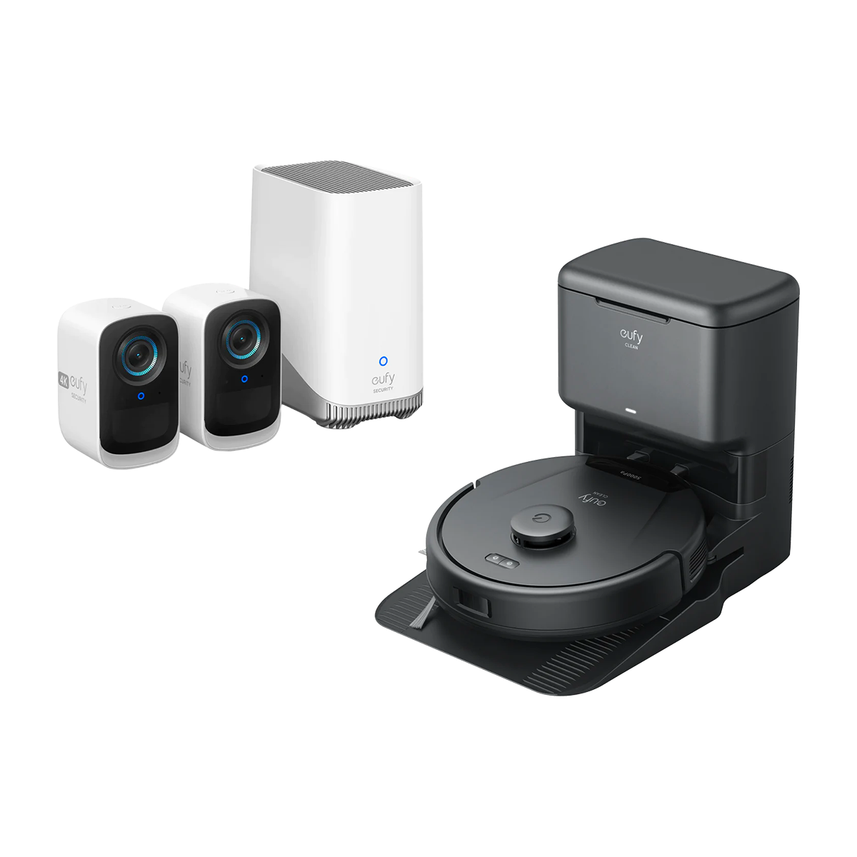 eufy-eufycam-s300-eufycam-3c-eufy-clean-l60-avec-station-auto-vidange image 1