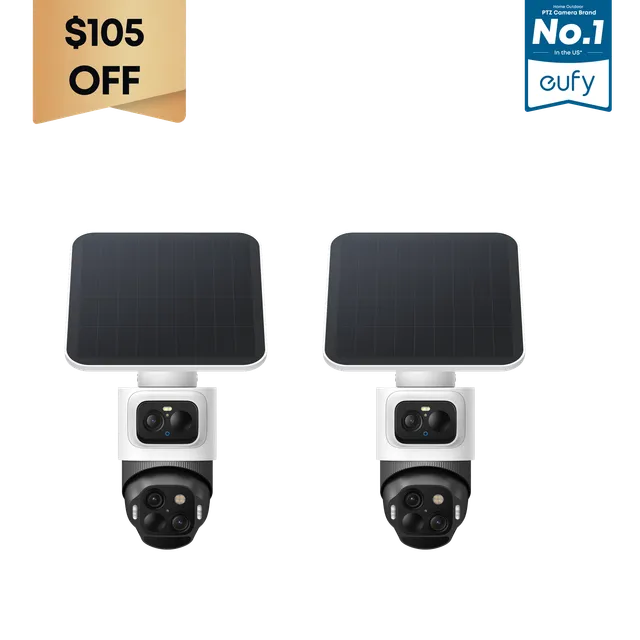 eufy-eufycam-s4-lot-de-2-cam-ras-triple-objectif-bullet-ptz-4k image 1