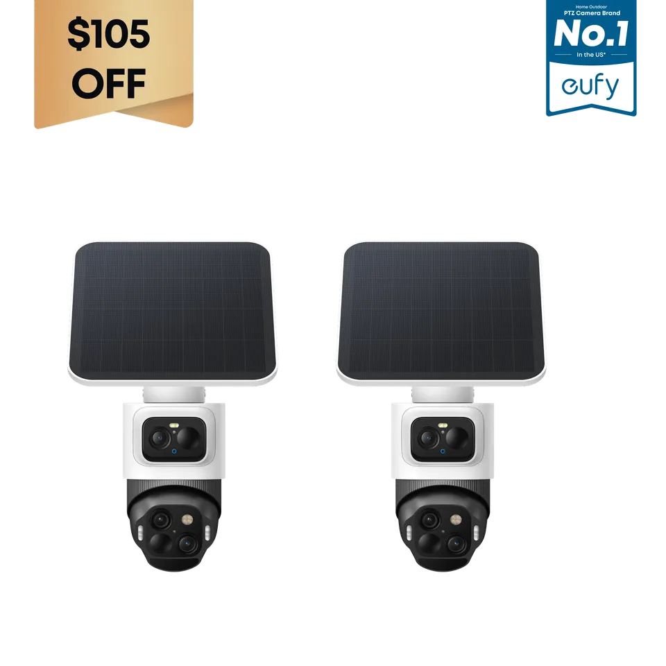 eufy-eufycam-s4-lot-de-2-cam-ras-triple-objectif-bullet-ptz-4k image 1