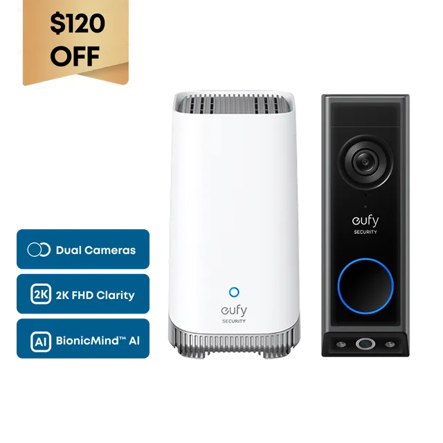 eufy-video-doorbell-e340-homebase-s380-sonnette-vid-o-double-cam-ra-vision-noctu image 1