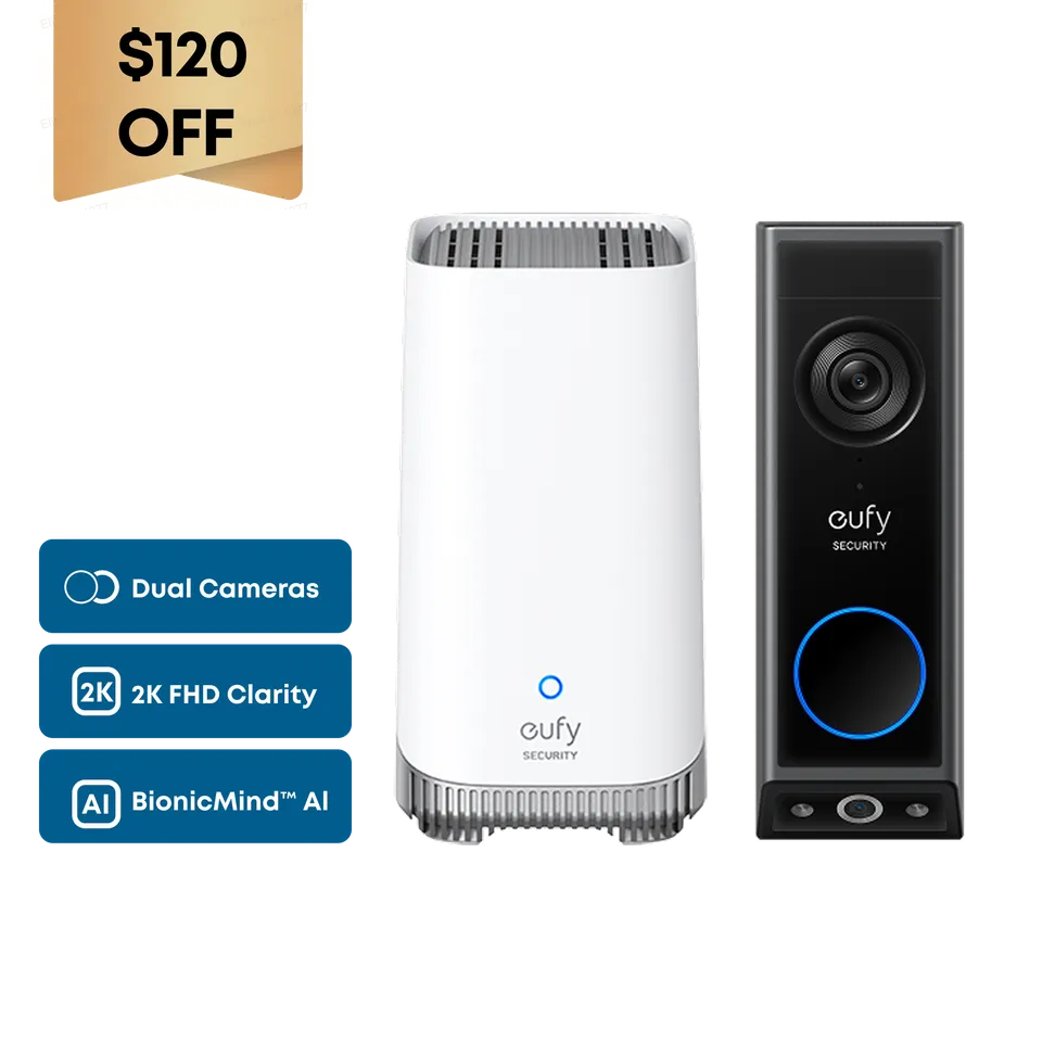 eufy-video-doorbell-e340-homebase-s380-sonnette-vid-o-double-cam-ra-vision-noctu image 1