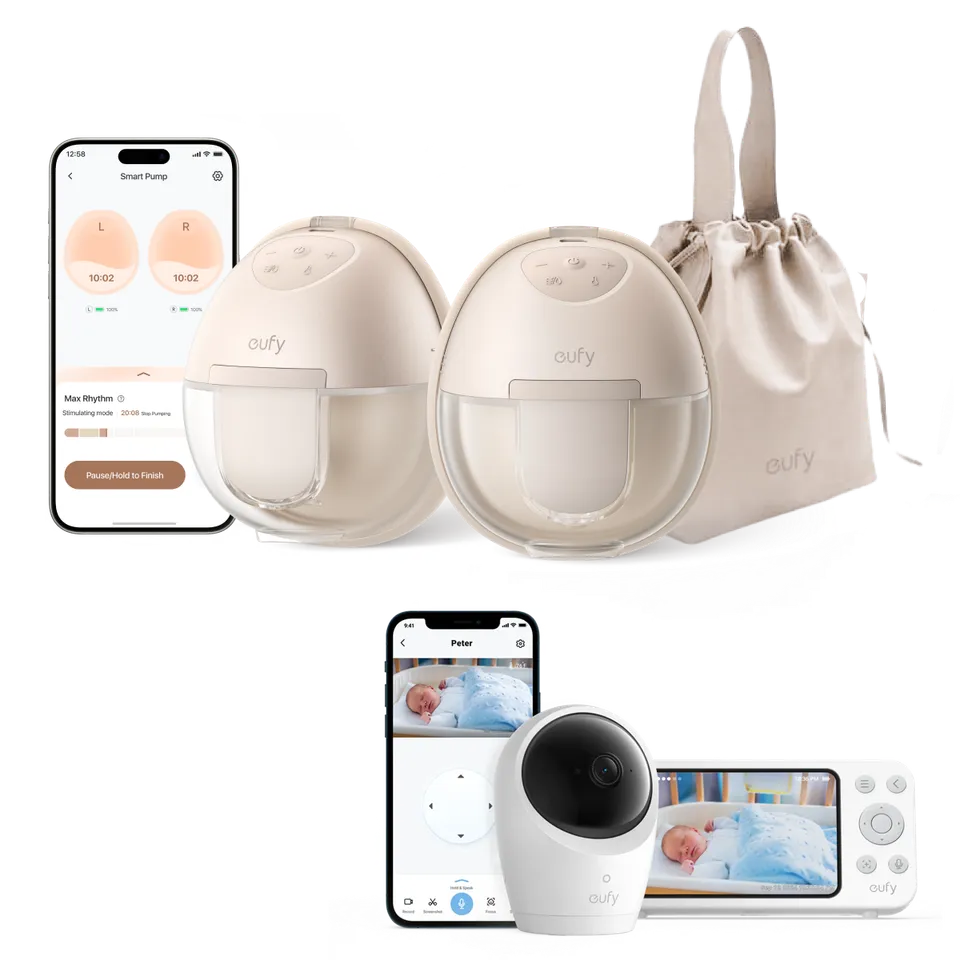 eufy-wearable-breast-pump-s1-baby-monitor-e20-pack-b-b image 1