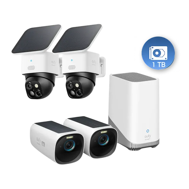 eufy-eufycam-s330-2x-solocam-s340-disque-dur-1-to-kit-surveillance image 1