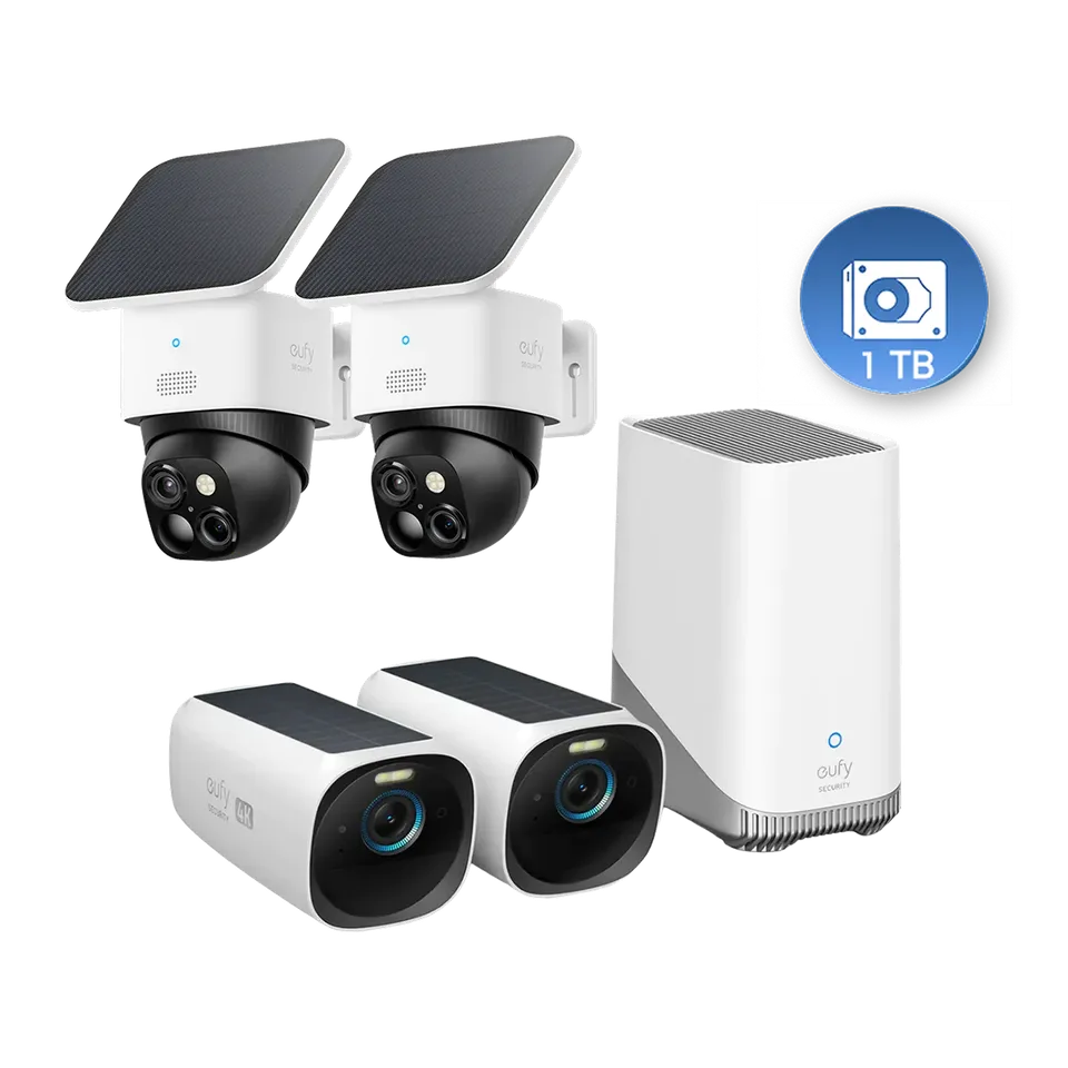 eufy-eufycam-s330-2x-solocam-s340-disque-dur-1-to-kit-surveillance image 1