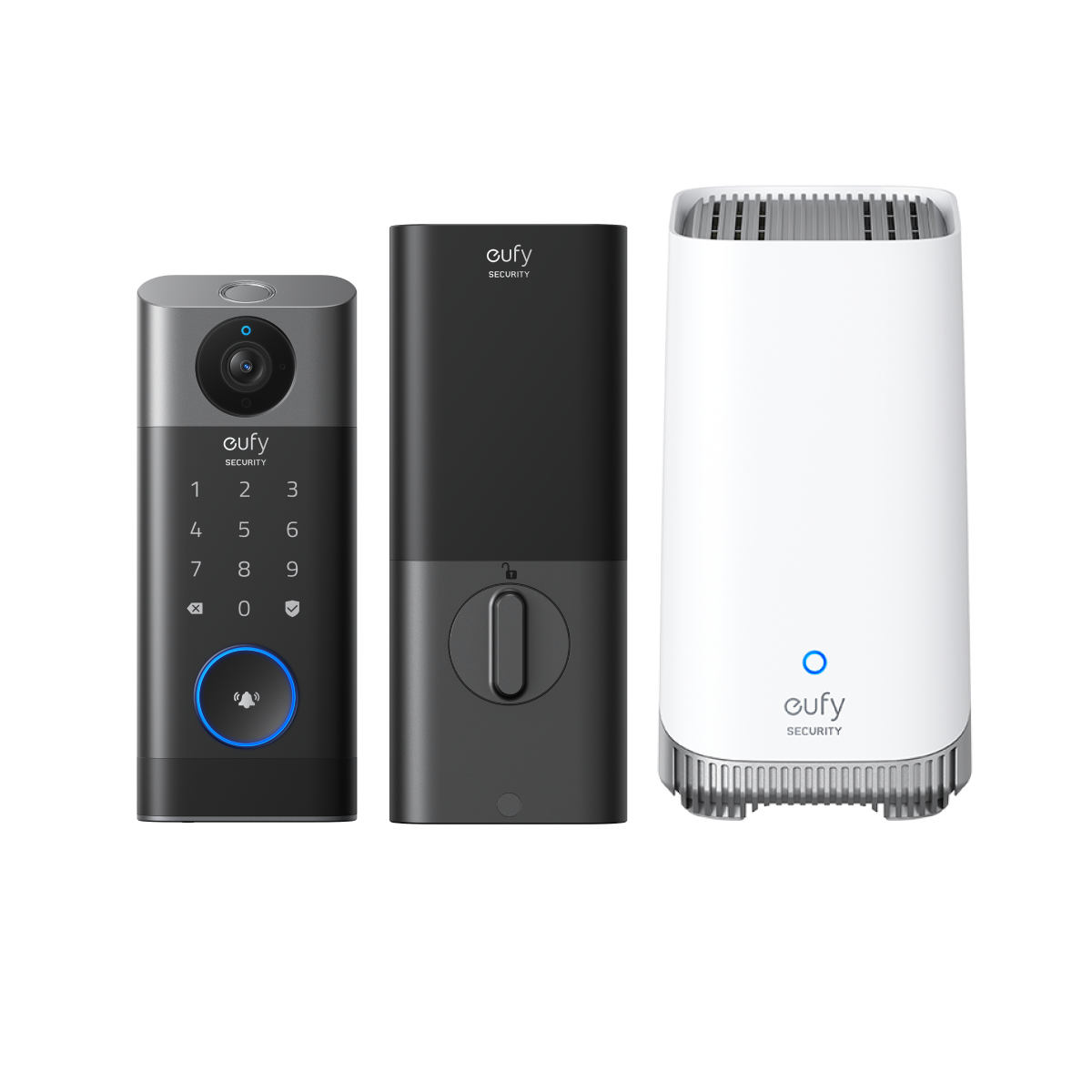 eufy-video-smart-lock-s330-serrure-connect-e-vid-o-2k-homebase-s380 image 1