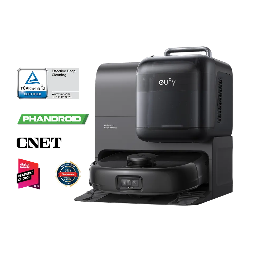eufy-robot-vacuum-omni-e28-aspirateur-robot-20-000-pa-avec-station-omni-et-netto image 1