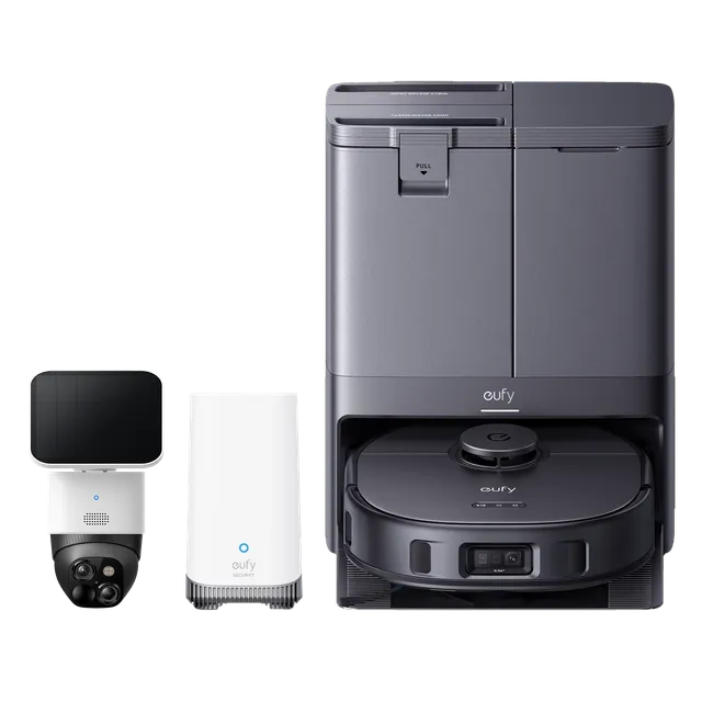 eufy-x10-pro-omni-solocam-s340-homebase-s380-pack-robot-laveur-8-000-pa-et-cam-r image 1