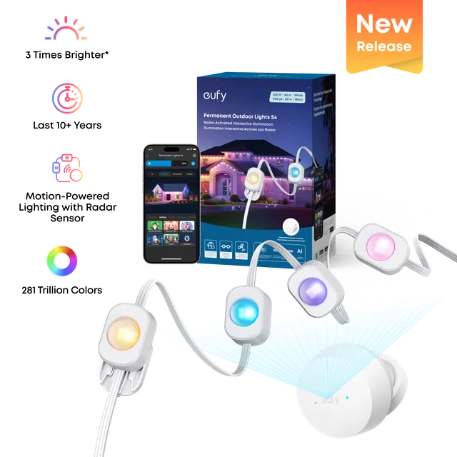 eufy-permanent-outdoor-lights-s4-guirlande-lumineuse-ext-rieure-3-en-1-60-m-avec image 1