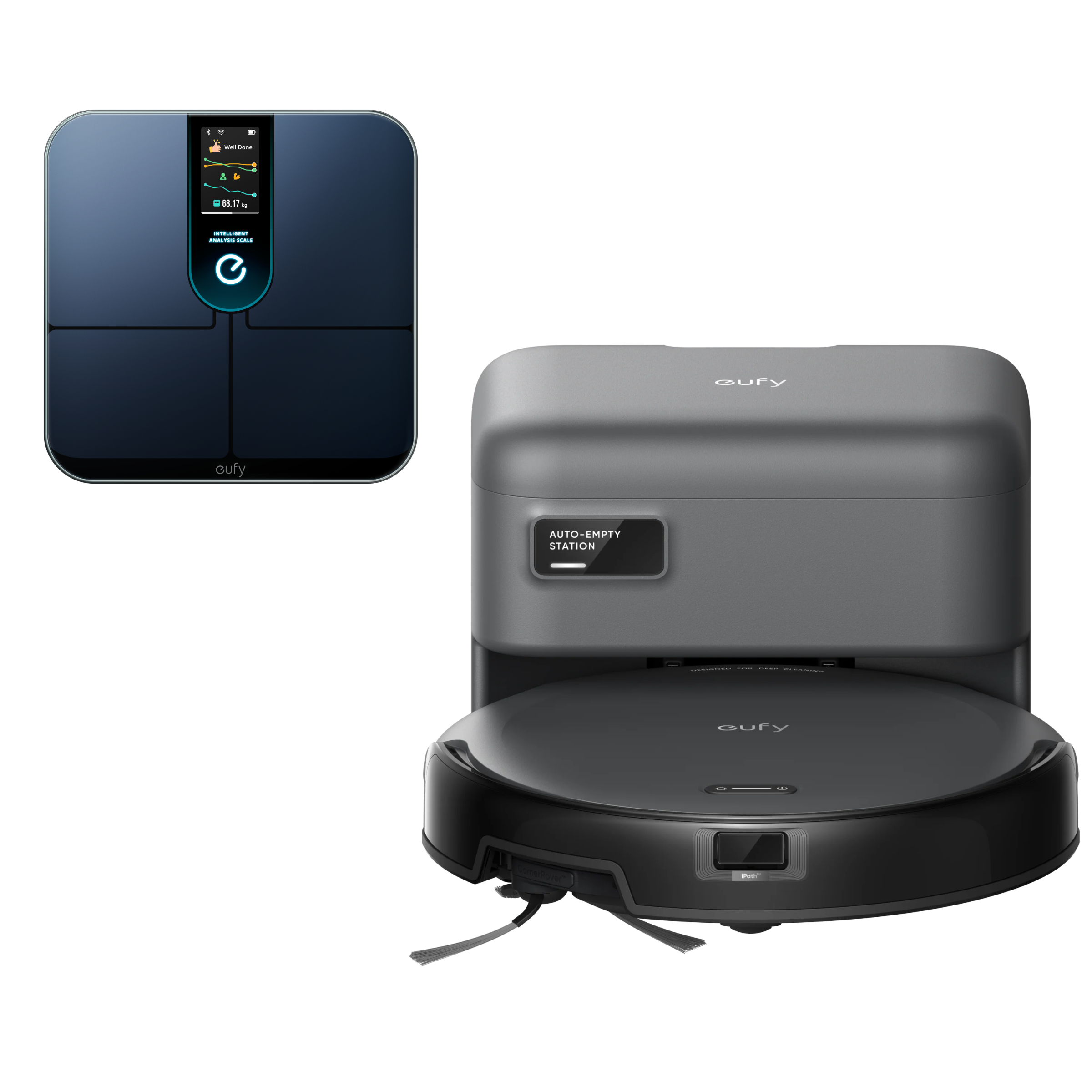 eufy-robot-vacuum-c10-smart-scale-p3-robot-aspirateur-ultra-plat-avec-station-d- image 1