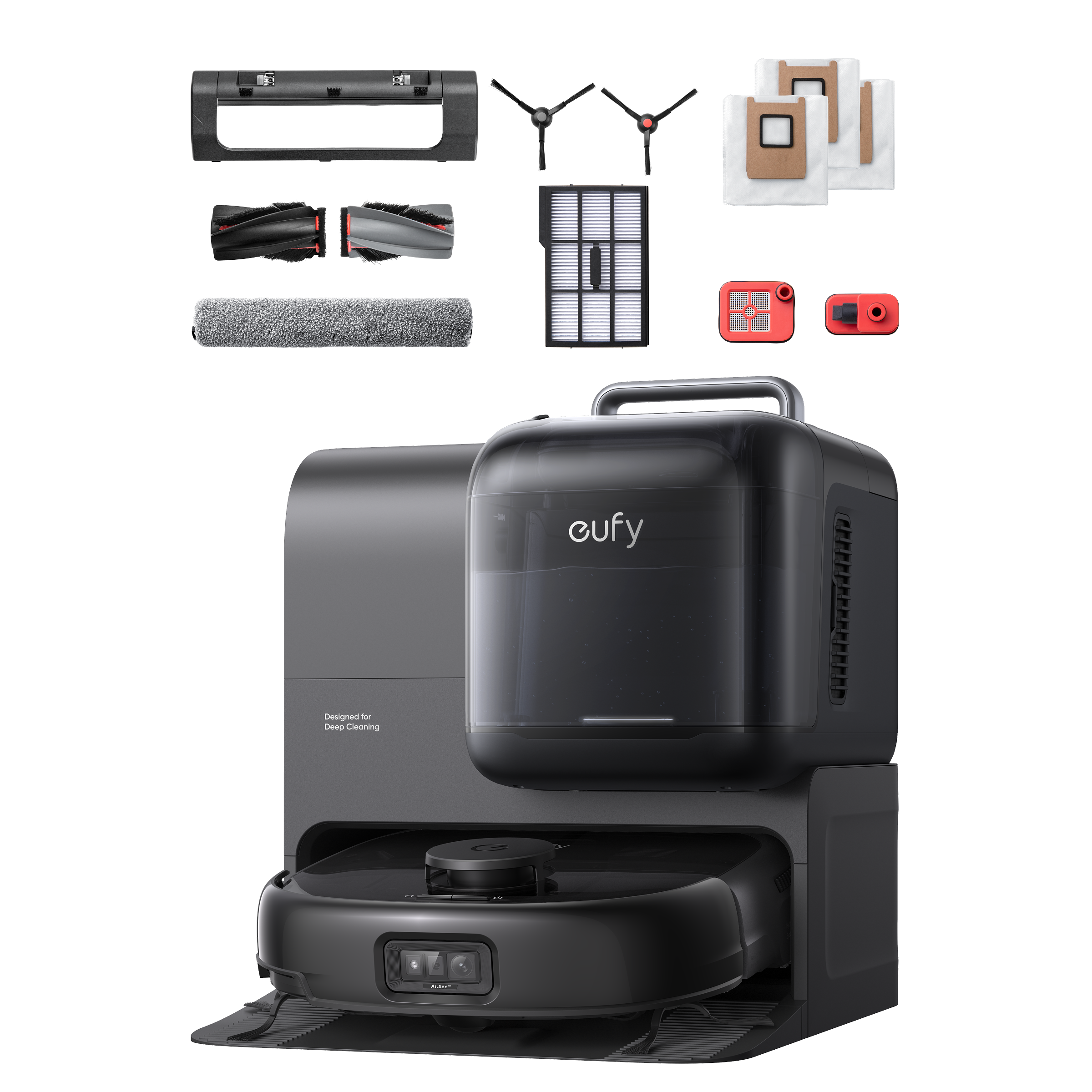eufy-robot-vacuum-omni-e28-kit-d-accessoires-robot-3-en-1-aspirateur-laveur-et-d image 2