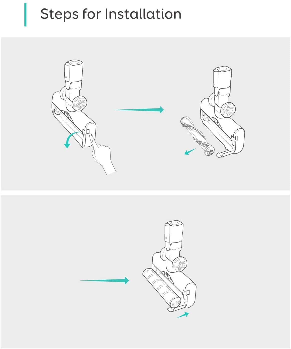 eufy-homevac-s11-brosse-rouleau-souple-de-rechange image 3
