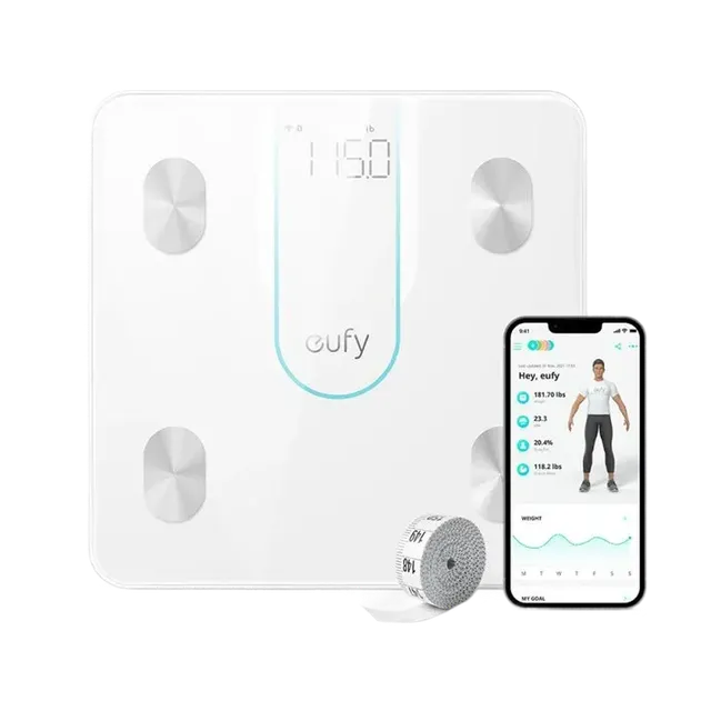 eufy-smart-scale-p2-balance-connect-e-wifi-bluetooth-15-mesures-blanc image 1