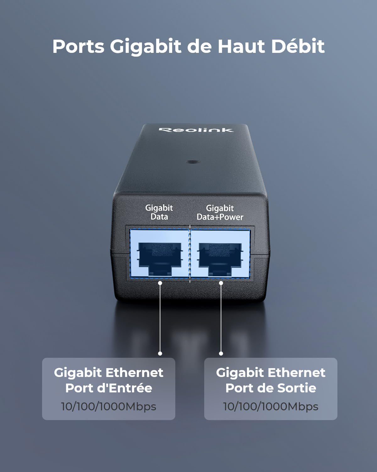 reolink-injecteur-poe-gigabit-30w-100m-plug-play image 2