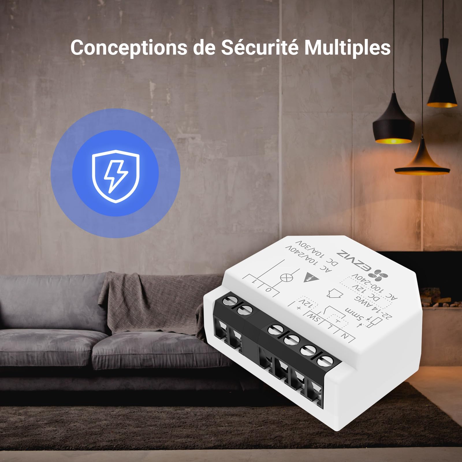 ezviz-t35wd-relais-wi-fi-intelligent-contact-sec-porte-de-garage-et-clairage-mat image 8