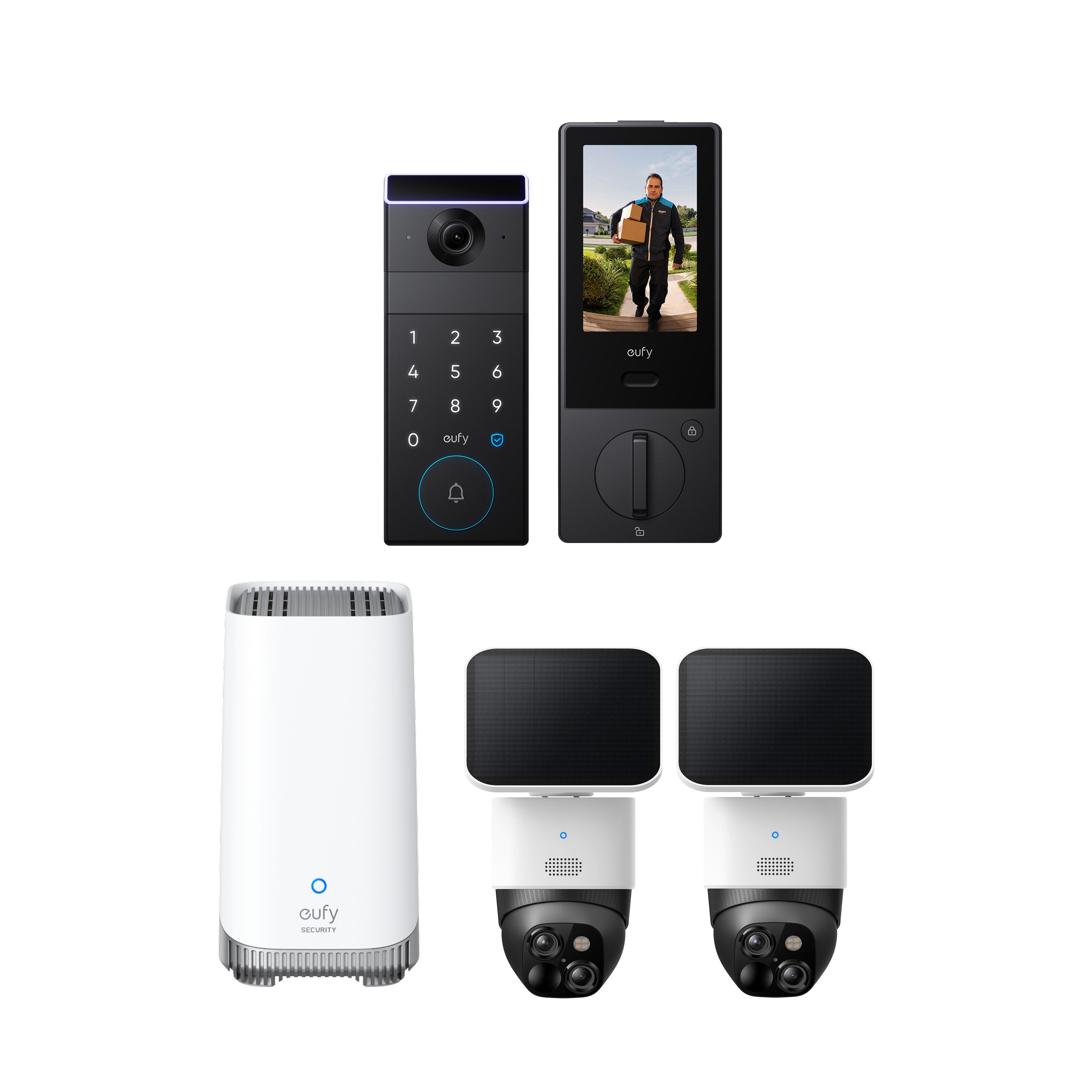 eufy-kit-solocam-s340-pack-2-cam-ras-familock-s3-max-homebase-s380 image 1