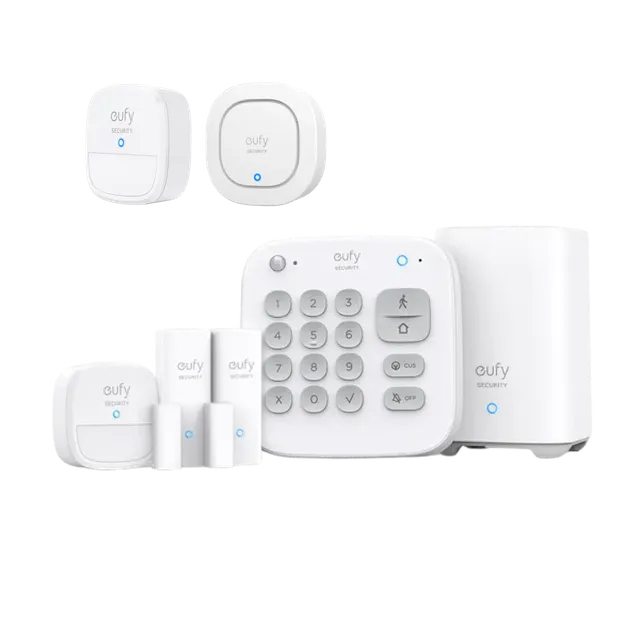 eufy-kit-alarme-maison-5-pi-ces-d-tecteur-mouvement-sir-ne image 1
