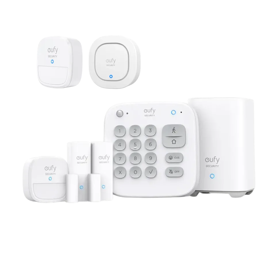 eufy-kit-alarme-maison-5-pi-ces-d-tecteur-mouvement-sir-ne image 1