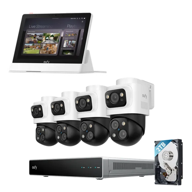 eufy-nvr-poe-s4-max-smart-display-e10-pack-s-curit-4k-avec-cran image 1