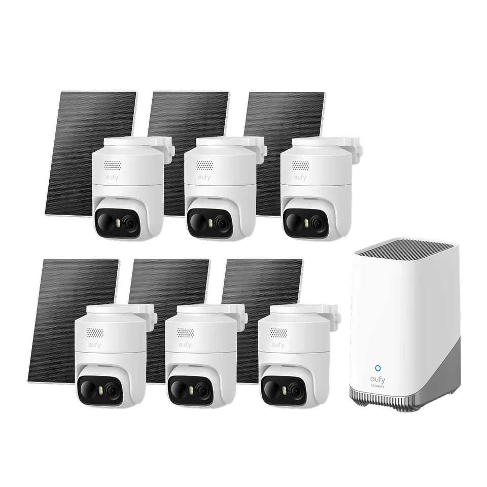 eufy-eufycam-c37-kit-6-cam-ras-avec-homebase-3-cam-ra-de-surveillance-360-avec-s image 1