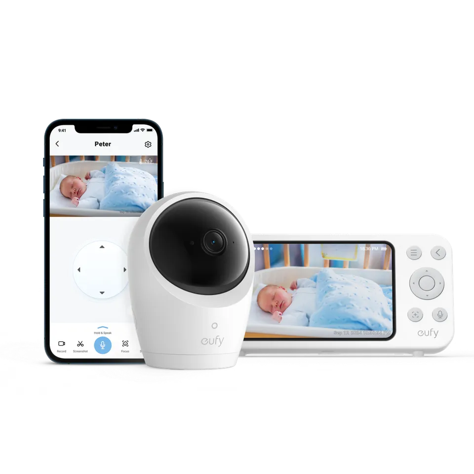 eufy-e20-baby-monitor-5-avec-cam-ra-pan-tilt-2k image 1