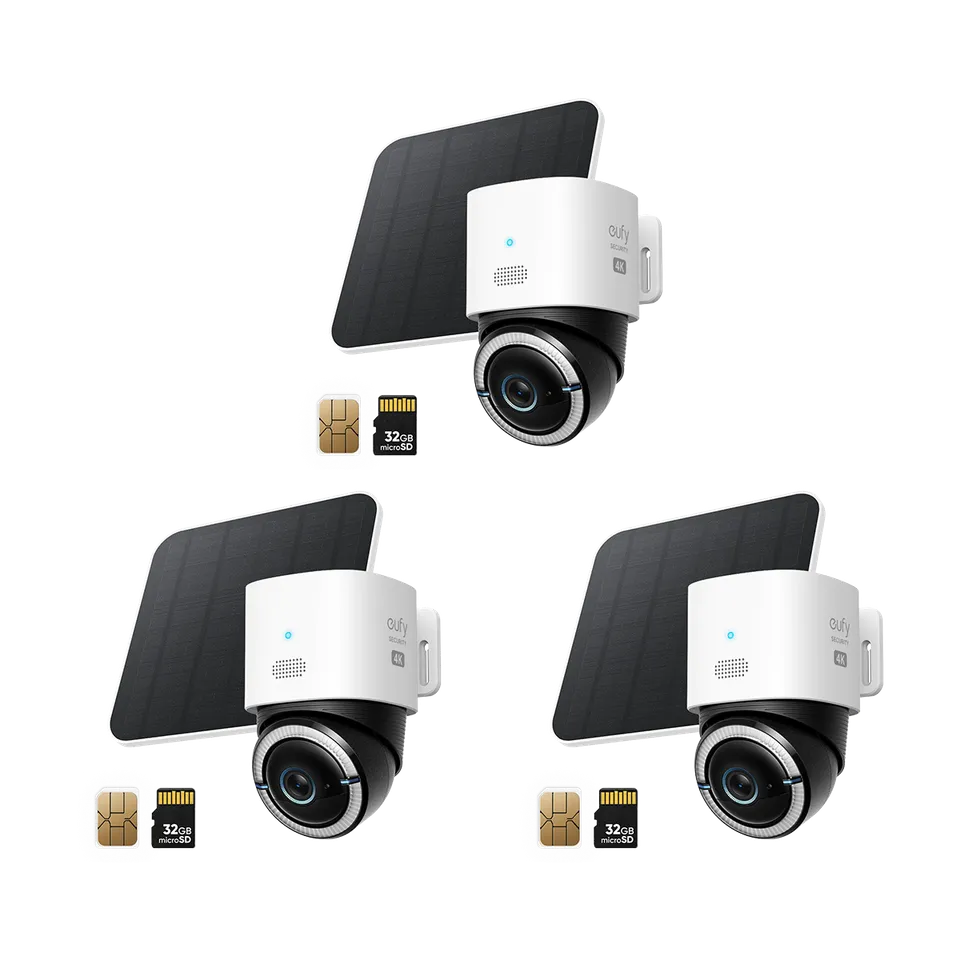eufy-4g-lte-cam-s330-lot-de-3-cam-ra-solaire-4g-wi-fi-2 image 1