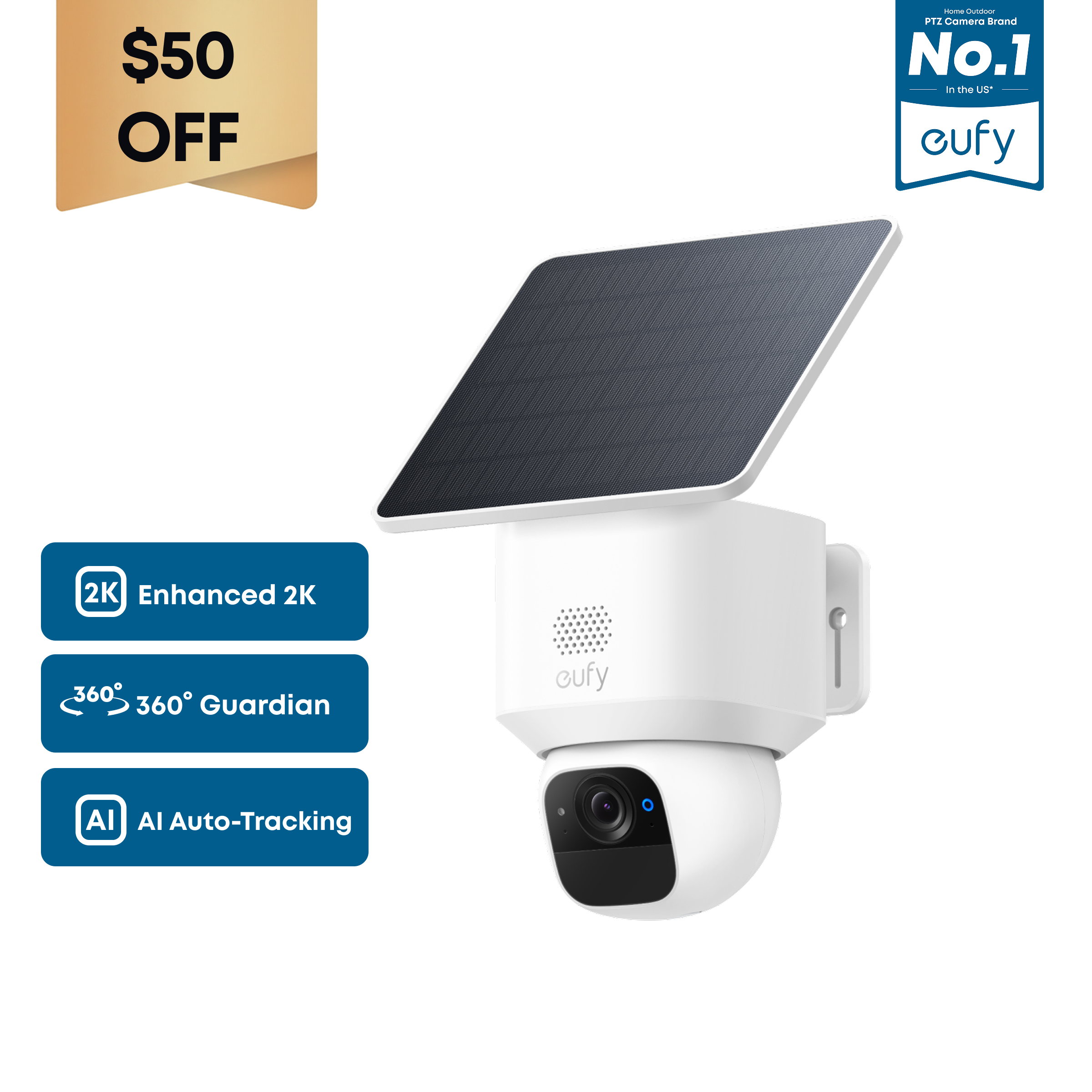 eufy-solocam-e30-cam-ra-ext-rieure-solaire-2k-360-sans-abonnement image 1