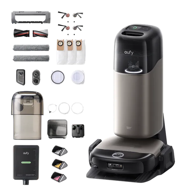 eufy-hydrojet-s2-set-deluxe-robot-aspirateur-laveur-30-000-pa image 1