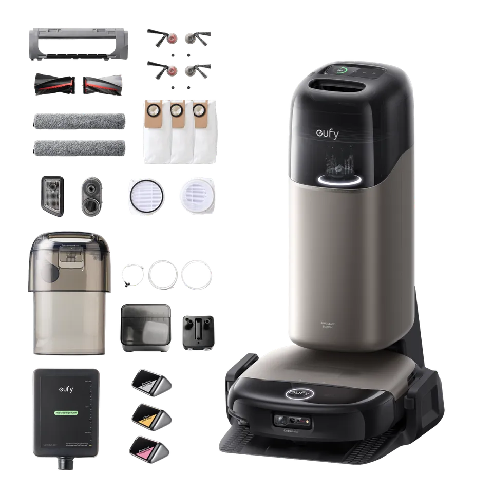 eufy-hydrojet-s2-set-deluxe-robot-aspirateur-laveur-30-000-pa image 1