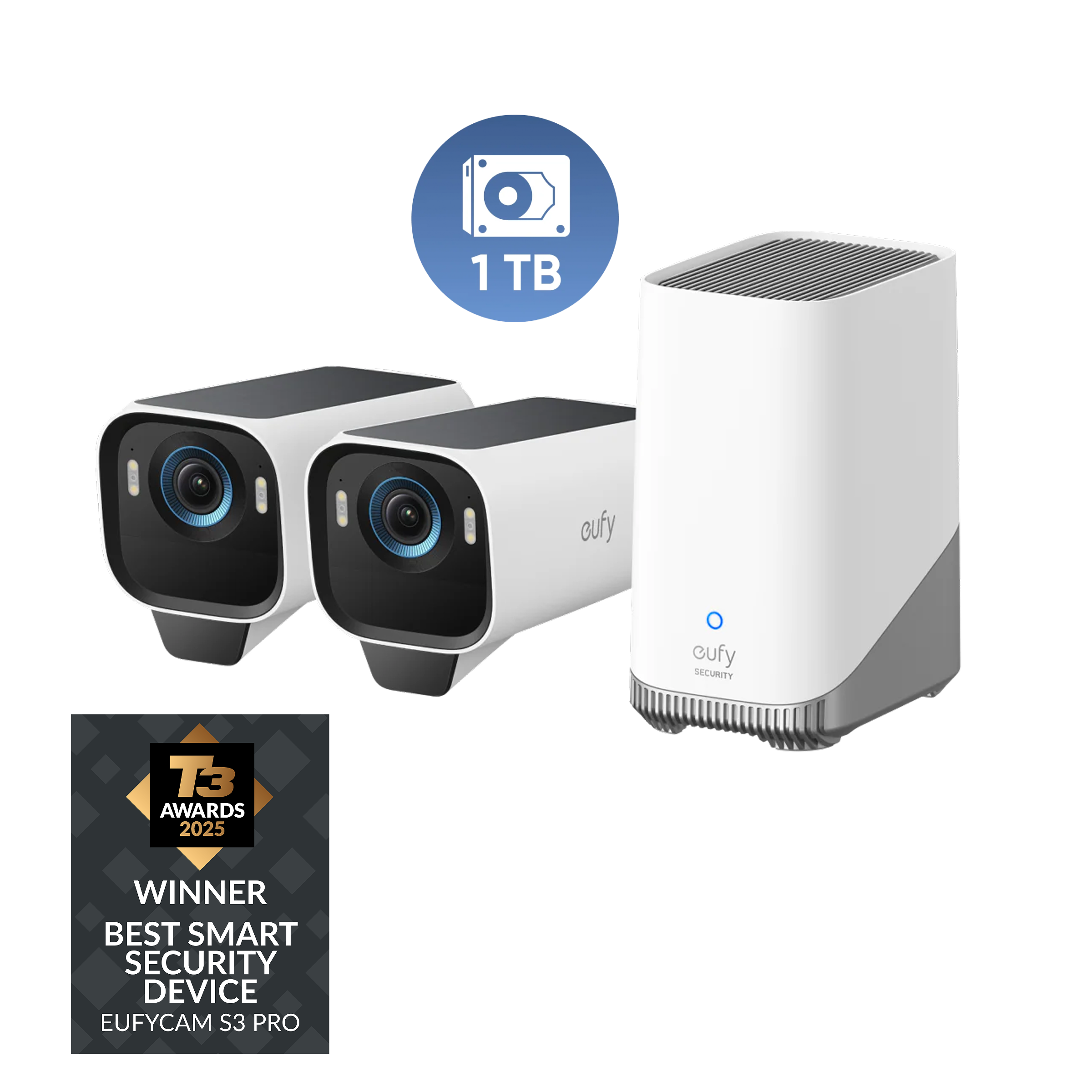 eufy-eufycam-s3-pro-kit-2-cam-ras-disque-dur-1-to image 1