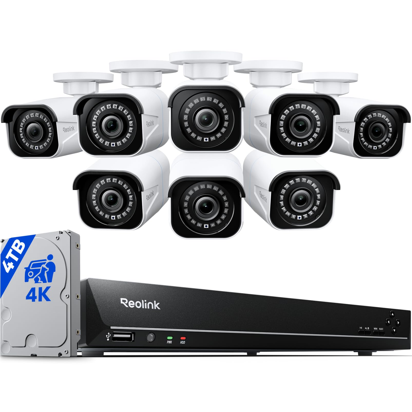 reolink-rlk16-800b8-kit-vid-osurveillance-poe-ext-rieure-4k-16-canaux image 1