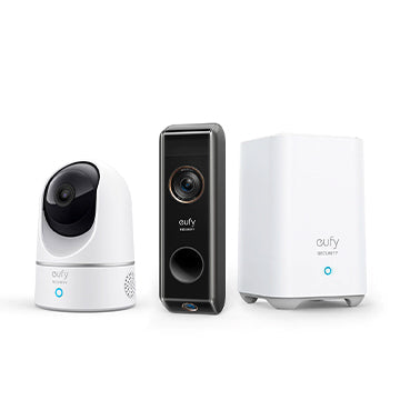 eufy-indoor-cam-e220-video-doorbell-s330-pack-surveillance-int-rieure-et-entr-e- image 2