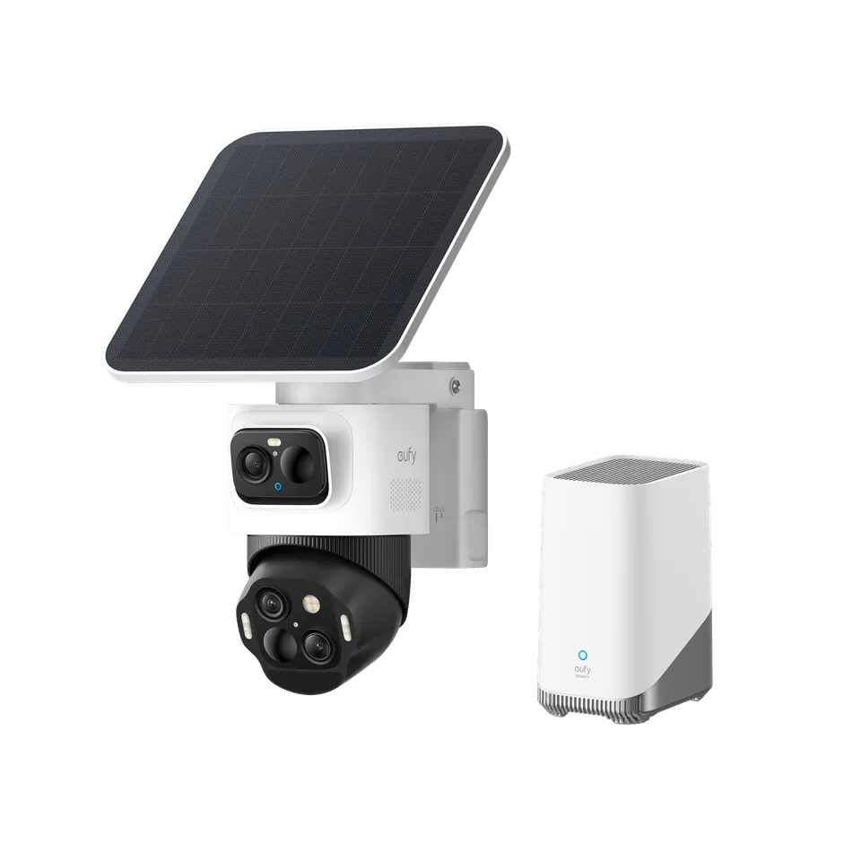 eufy-eufycam-s4-eufy-homebase-s380-cam-ra-triple-objectif-4k-avec-base image 1
