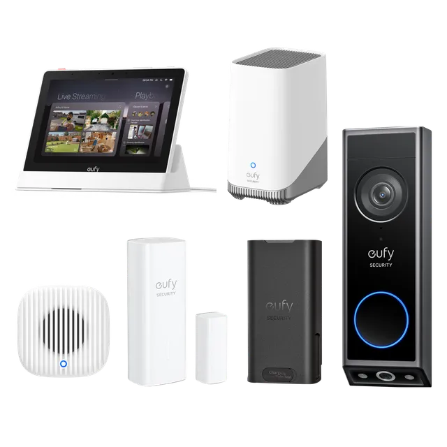 eufy-video-doorbell-e340-set-premium-avec-carillon-chime-2-et-batterie image 1