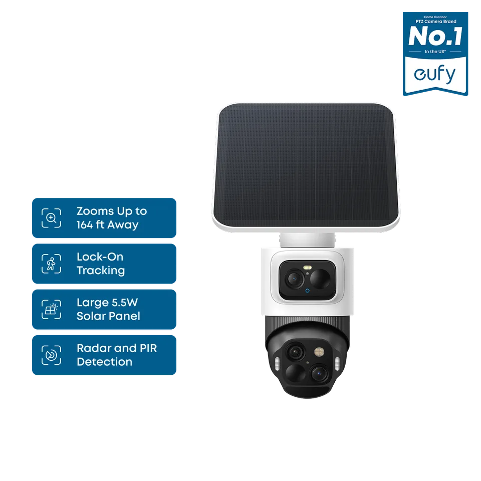 eufy-eufycam-s4-cam-ra-bullet-ptz-triple-objectif-4k-avec-suivi-intelligent-360 image 1