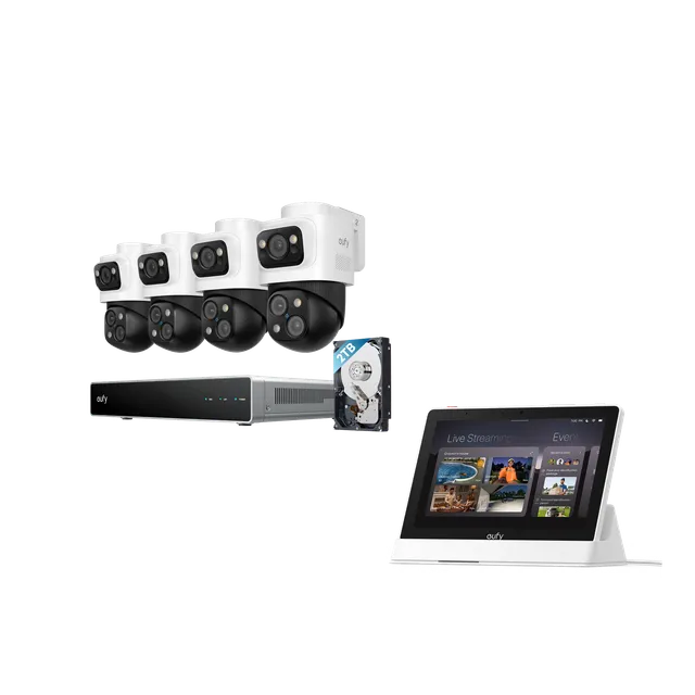 eufy-smart-display-e10-syst-me-nvr-poe-s4-max-kit-vid-osurveillance image 1