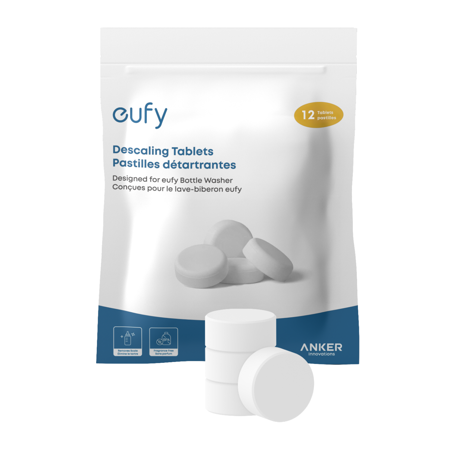 eufy-pastilles-d-tartrantes-pour-lave-biberons-lot-de-12 image 1