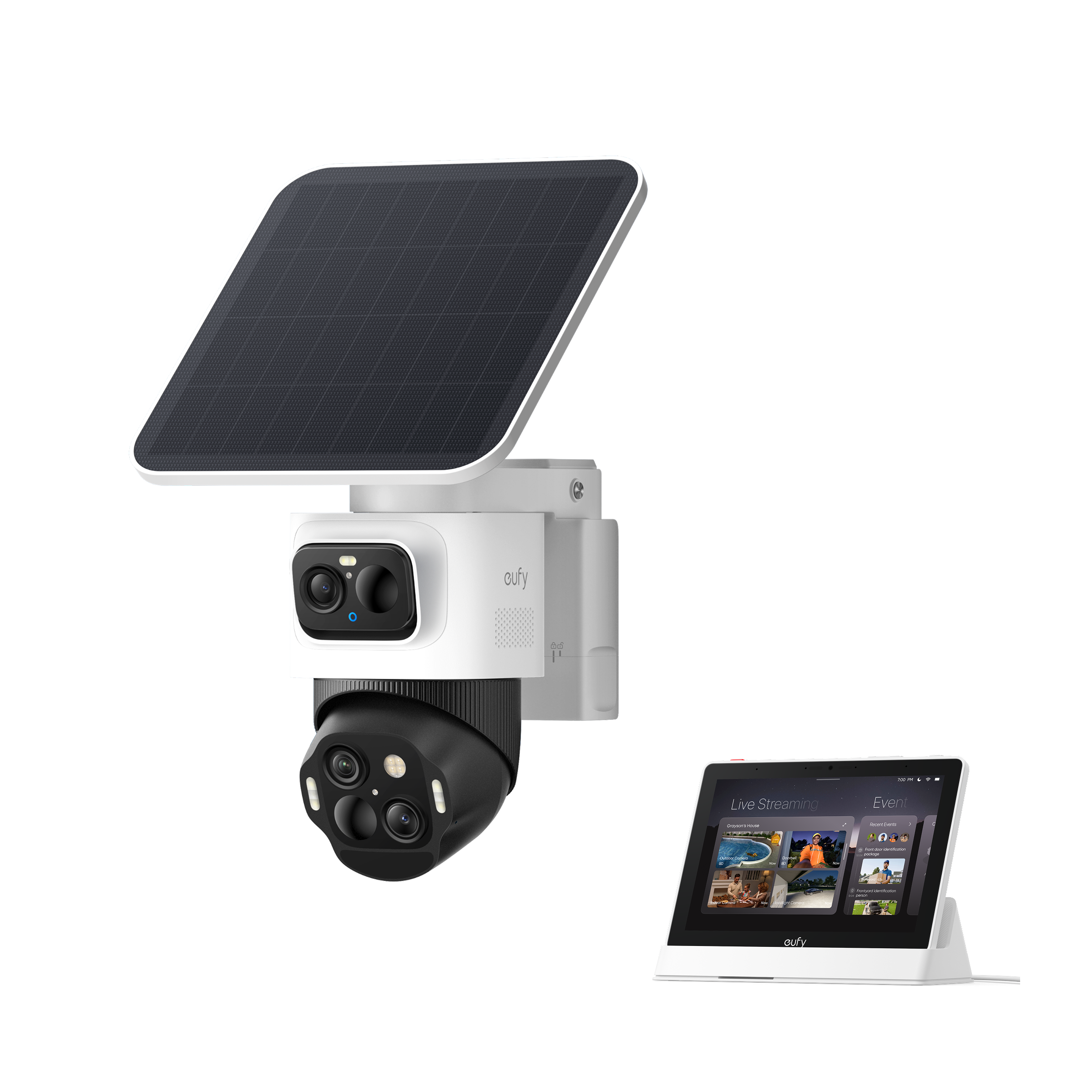 eufy-eufycam-s4-smart-display-e10-cam-ra-bullet-triple-objectif-ptz-4k-cran-conn image 8