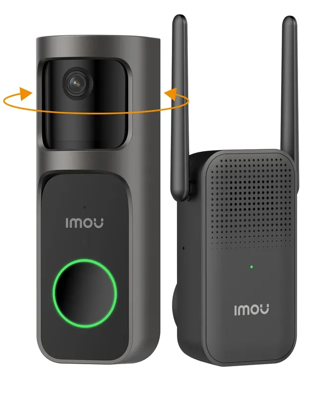 imou-db2s-sonnette-vid-o-2k-3mp-avec-carillon-d-tection-personne-ia-et-cam-ra-pi image 1