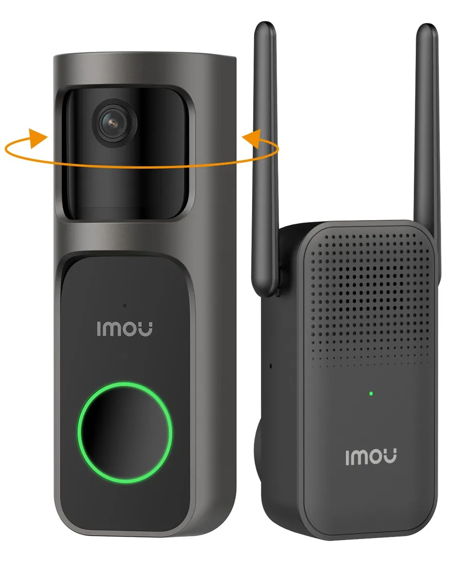 imou-db2s-sonnette-vid-o-2k-3mp-avec-carillon-d-tection-personne-ia-et-cam-ra-pi image 1