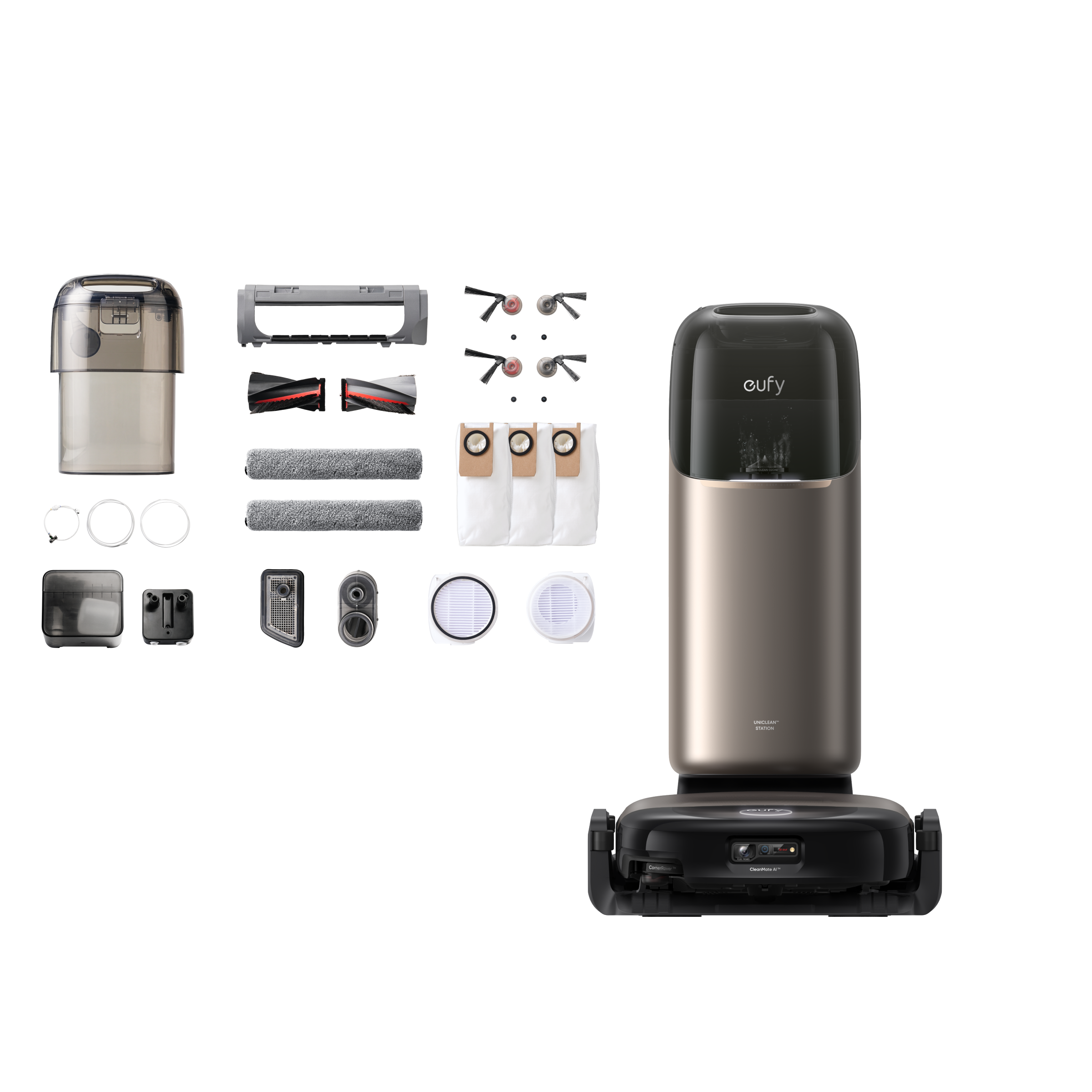 eufy-robot-aspirateur-laveur-omni-s2-vidange-auto-kit-accessoires-30000-pa image 1