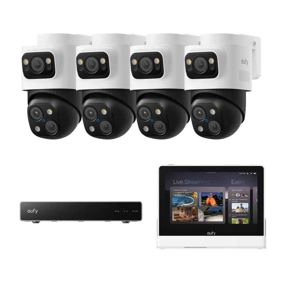 eufy-home-poe-professional-ecosystem-starter-kit-4-cam-ras-s4-nvr-s4-cran-e10 image 1