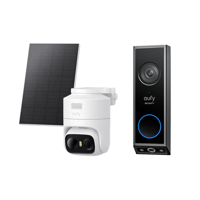 eufy-pack-sonnette-vid-o-e340-et-eufycam-c37-2k-vision-nocturne-couleur-et-suivi image 1