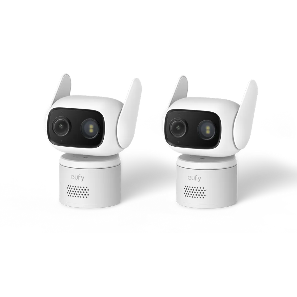 eufy-eufycam-c31-solo-cam-ra-int-rieure-filaire-360-blanc-cass-pack-de-2 image 1