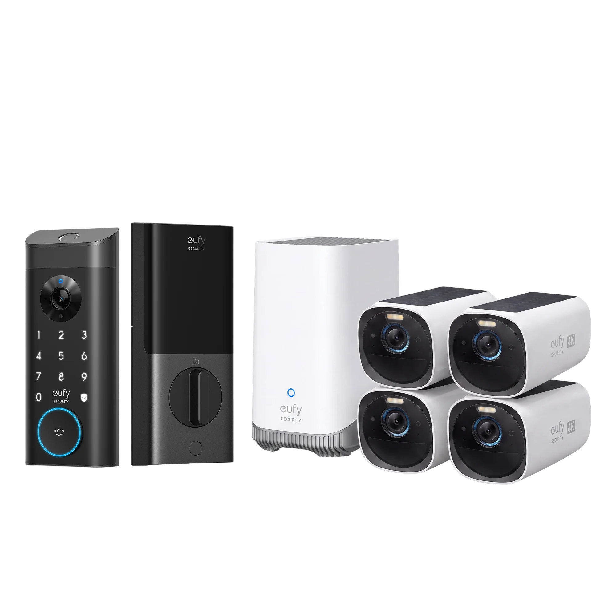 eufycam-3-s330-kit-4-cam-ras-avec-homebase-3-video-smart-lock-e330 image 1