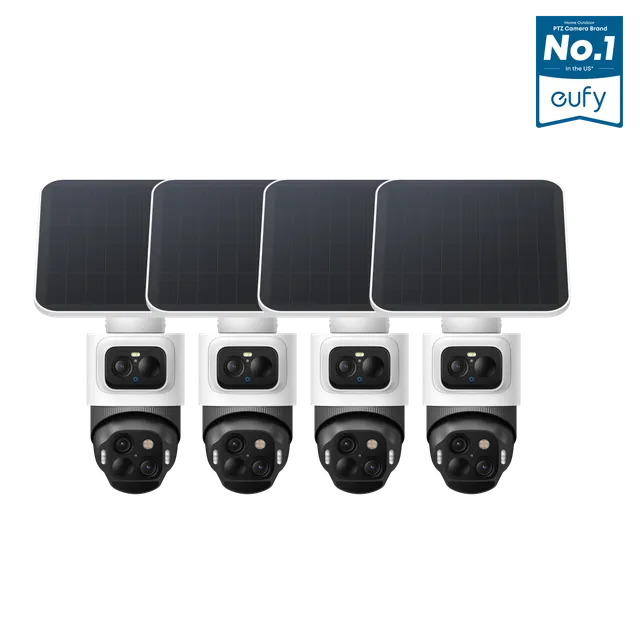 eufy-eufycam-s4-cam-ra-bullet-ptz-triple-objectif-4k-2k-pack-4-cam-ras image 1