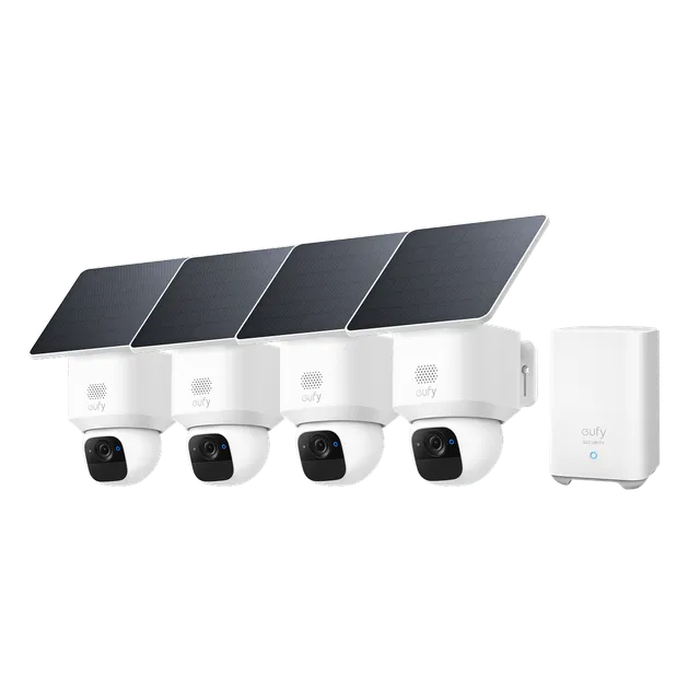 eufy-solocam-e30-lot-de-4-homebase-s380-cam-ra-surveillance-panoramique-360 image 1