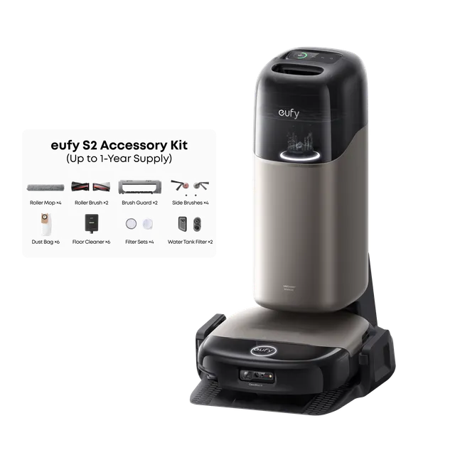 eufy-omni-s2-robot-aspirateur-laveur-30-000-pa-kit-de-remplacement-1-an image 1